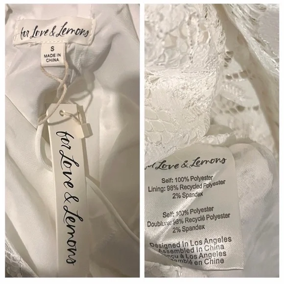 For Love and Lemons Frances Lace Maxi Dress | Small | White Boho Gown - Picture 11 of 11